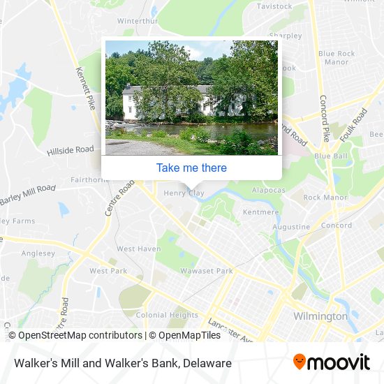 Mapa de Walker's Mill and Walker's Bank