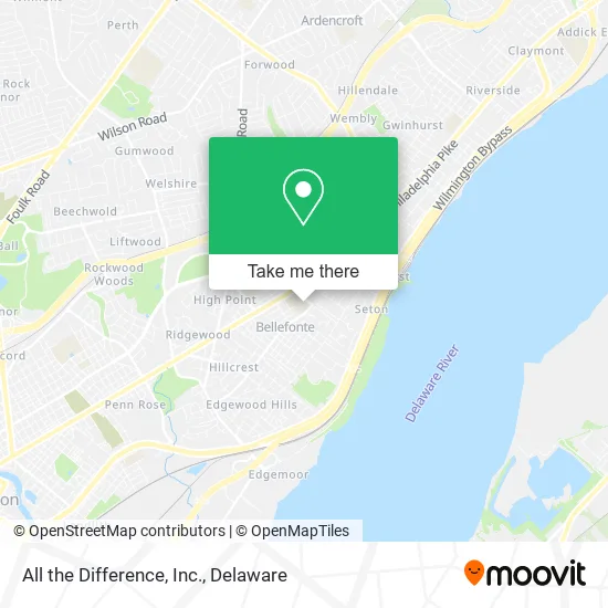 All the Difference, Inc. map