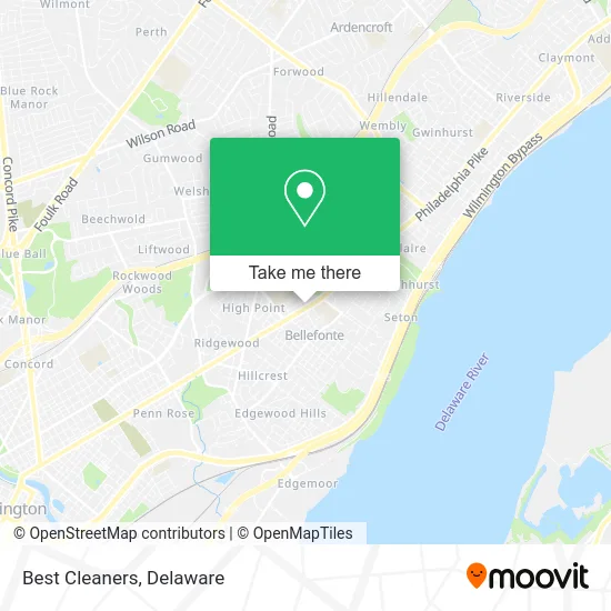 Best Cleaners map