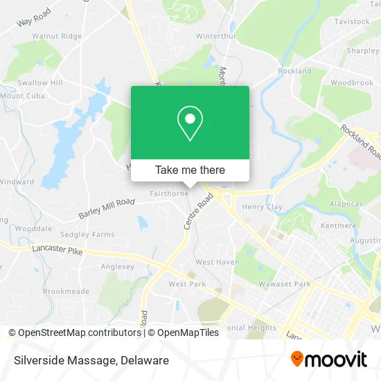 Silverside Massage map