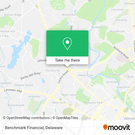 Benchmark Financial map