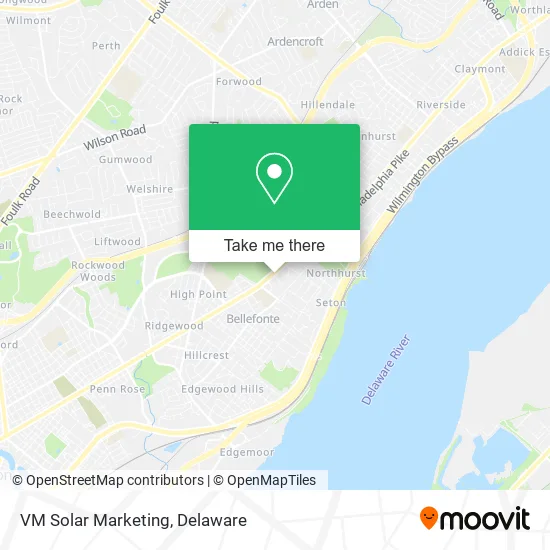 VM Solar Marketing map
