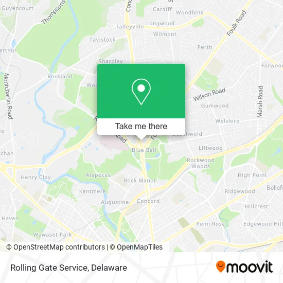 Rolling Gate Service map