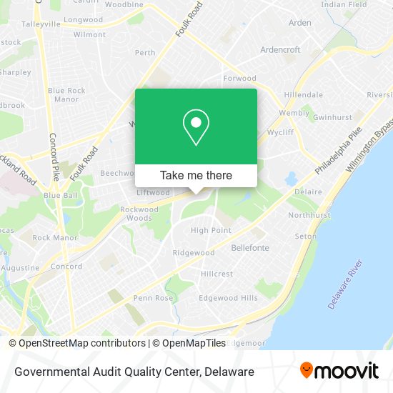 Governmental Audit Quality Center map