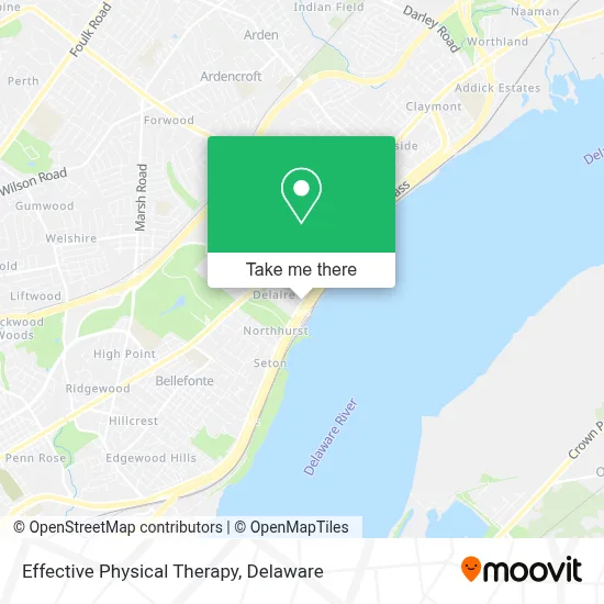 Effective Physical Therapy map