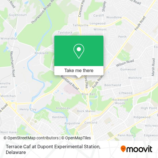 Mapa de Terrace Caf at Dupont Experimental Station