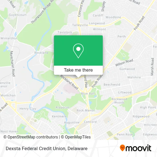 Dexsta Federal Credit Union map