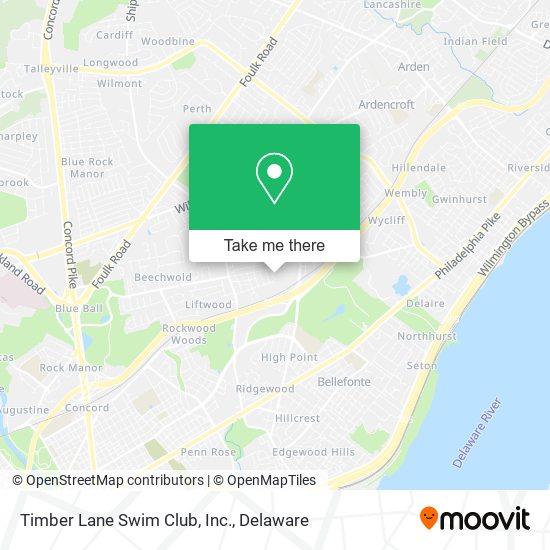 Timber Lane Swim Club, Inc. map