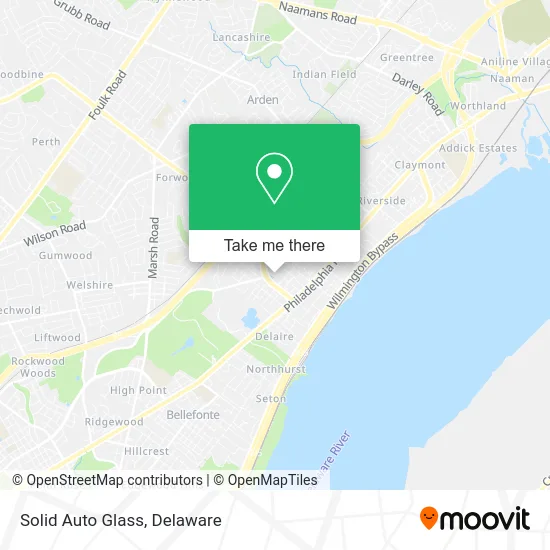 Solid Auto Glass map