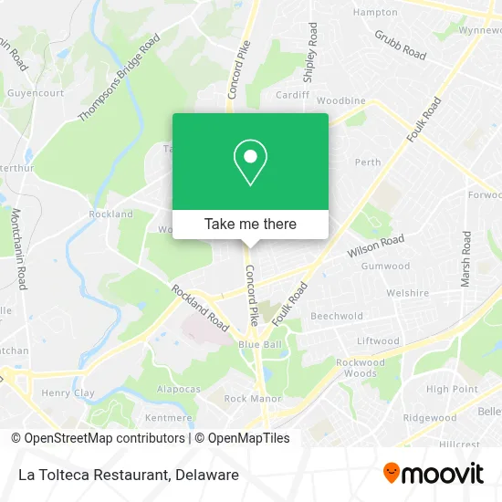 La Tolteca Restaurant map