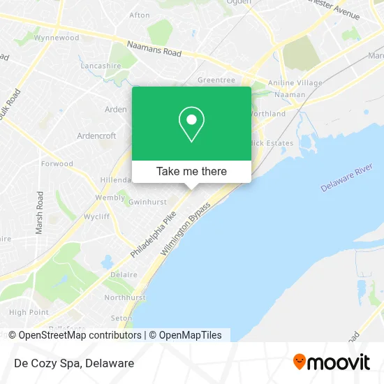 De Cozy Spa map