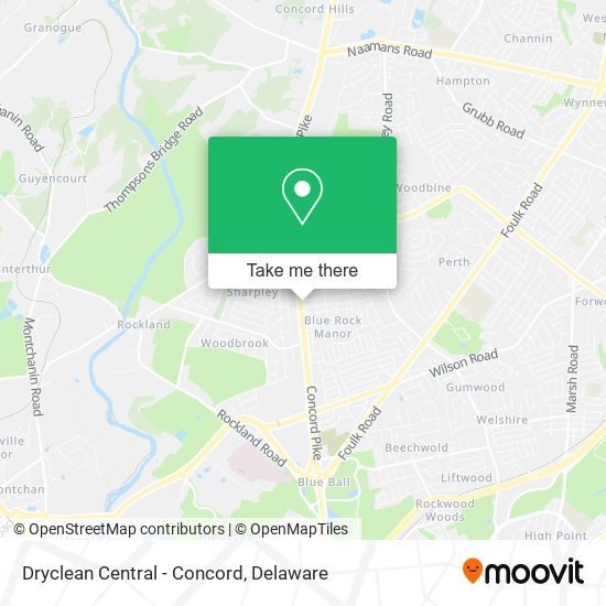 Mapa de Dryclean Central - Concord