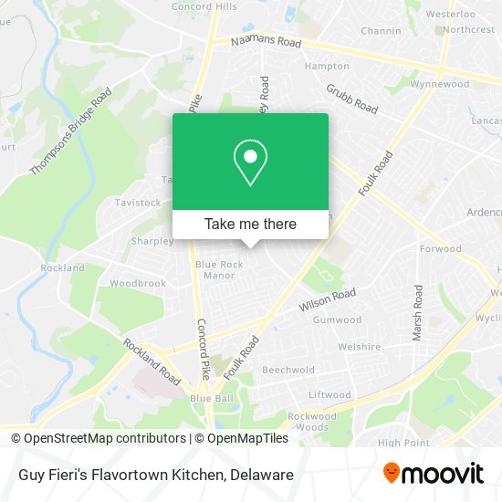 Guy Fieri's Flavortown Kitchen map