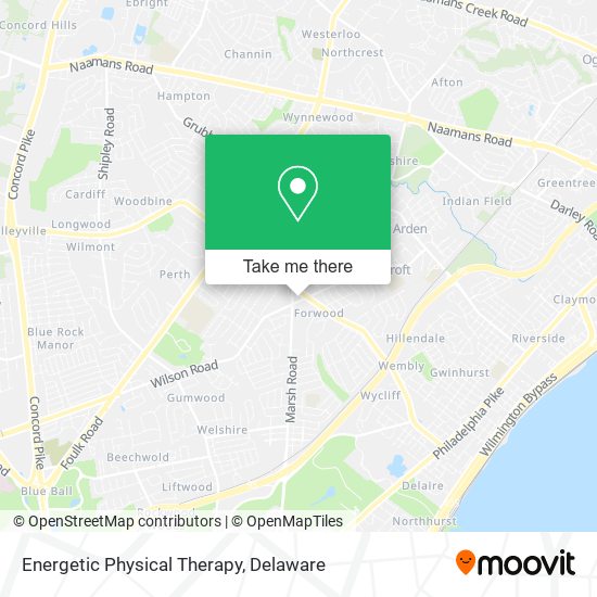 Energetic Physical Therapy map