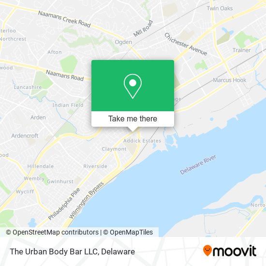 The Urban Body Bar LLC map