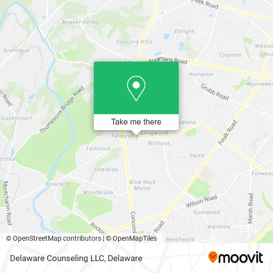 Delaware Counseling LLC map