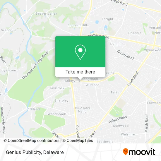 Genius Publicity map