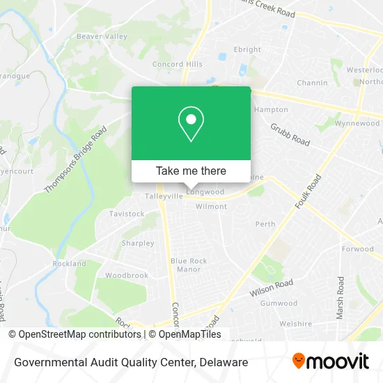 Governmental Audit Quality Center map
