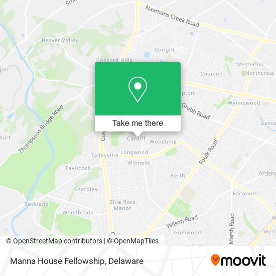 Manna House Fellowship map