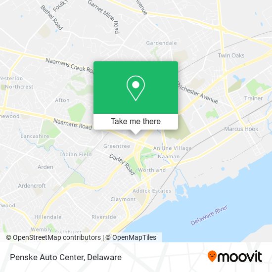 Mapa de Penske Auto Center