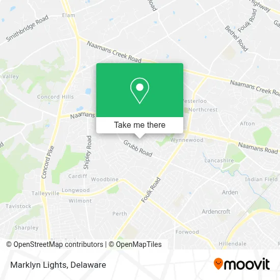 Marklyn Lights map