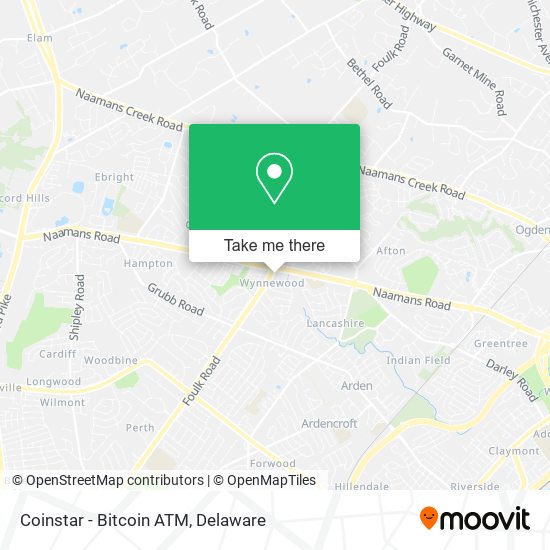 Mapa de Coinstar - Bitcoin ATM