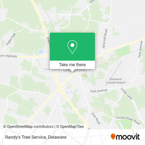Randy's Tree Service map