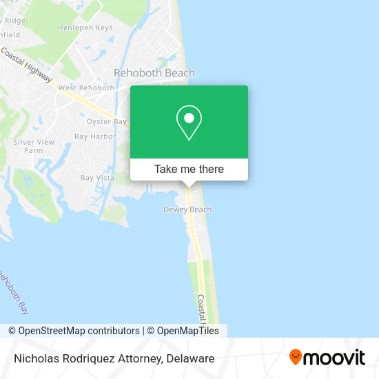 Nicholas Rodriquez Attorney map