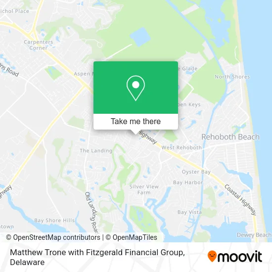 Matthew Trone with Fitzgerald Financial Group map
