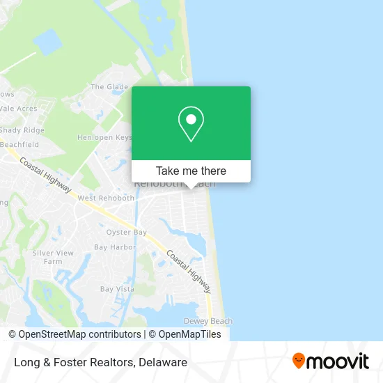 Long & Foster Realtors map