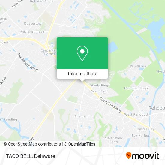 TACO BELL map