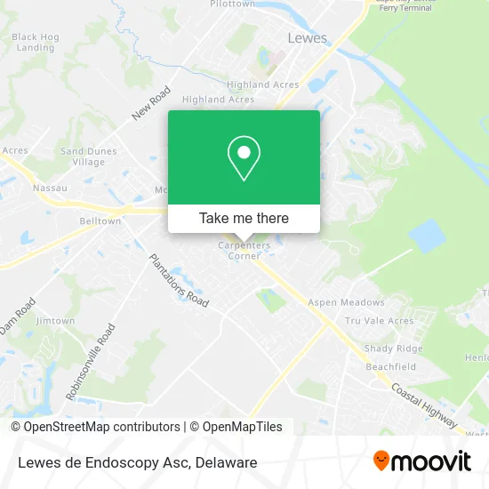 Lewes de Endoscopy Asc map