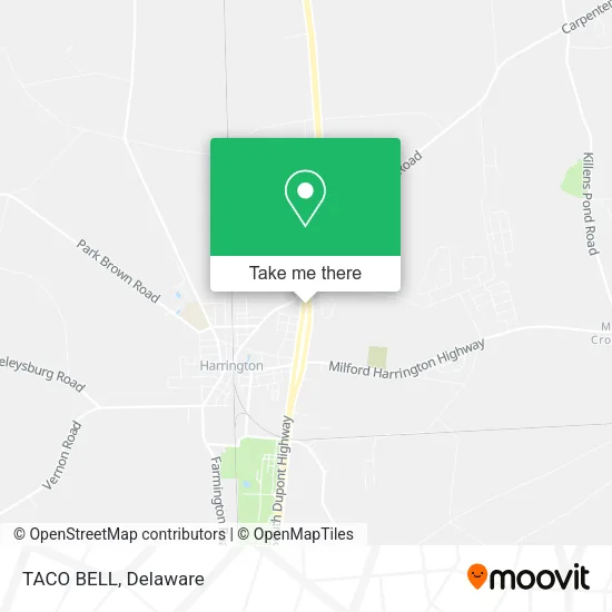 TACO BELL map