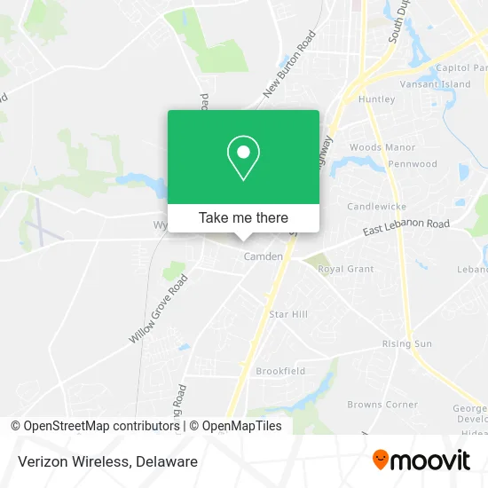 Verizon Wireless map