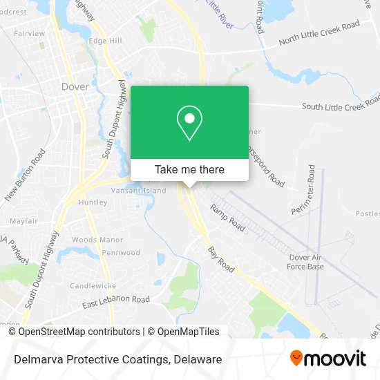 Delmarva Protective Coatings map