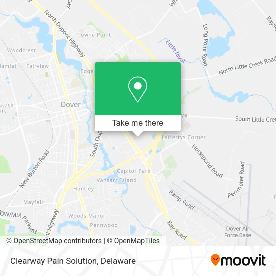 Clearway Pain Solution map