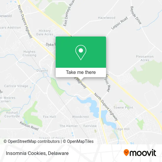 Insomnia Cookies map