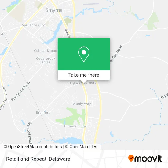 Retail and Repeat map