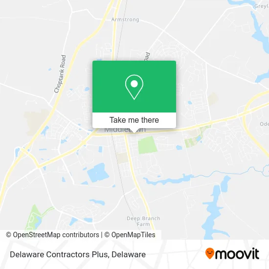 Delaware Contractors Plus map