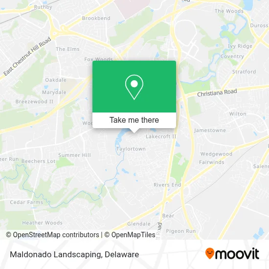 Maldonado Landscaping map