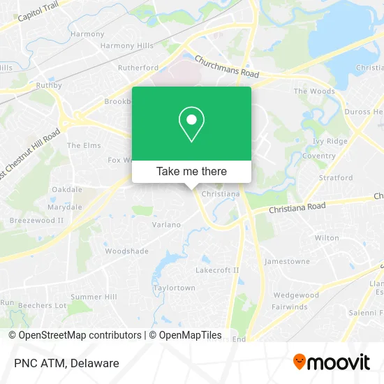 PNC ATM map