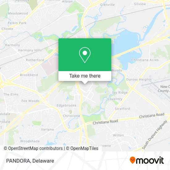 PANDORA map