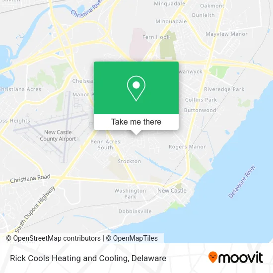 Mapa de Rick Cools Heating and Cooling