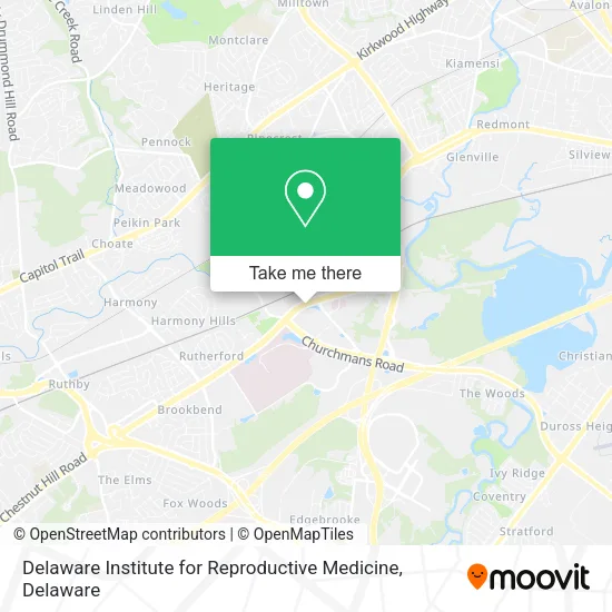Delaware Institute for Reproductive Medicine map