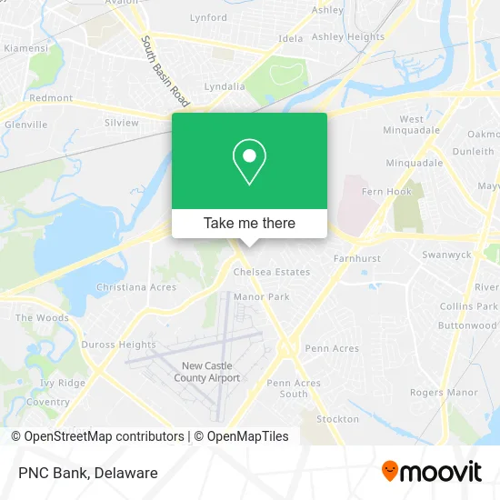 PNC Bank map