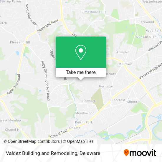 Valdez Building and Remodeling map