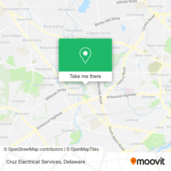 Cruz Electrical Services map