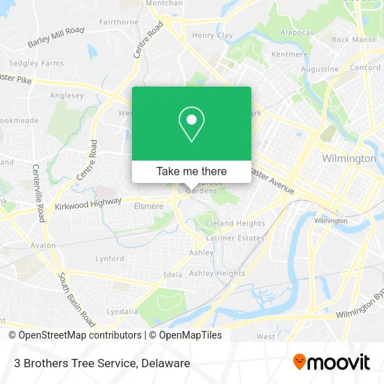 Mapa de 3 Brothers Tree Service