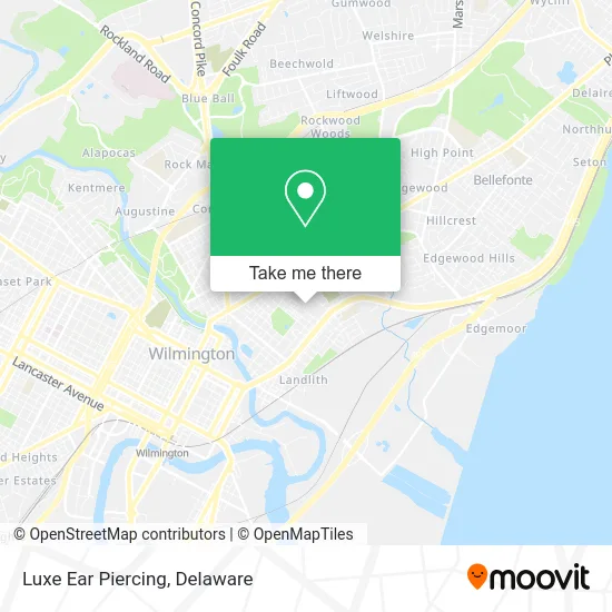 Luxe Ear Piercing map