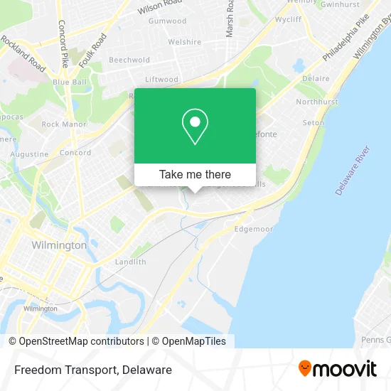 Freedom Transport map